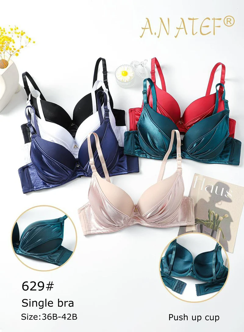 سوتین اسفنجی فانتزی رویه ساتن