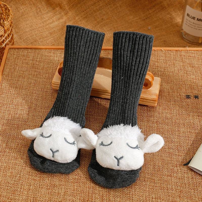 جوراب نوزادی کبریتی عروسکی ببعی