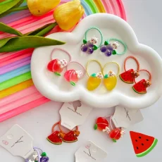 کش مو عروسک میوه ای