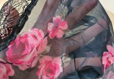 لباس خواب زنانه طرح گل سرخ