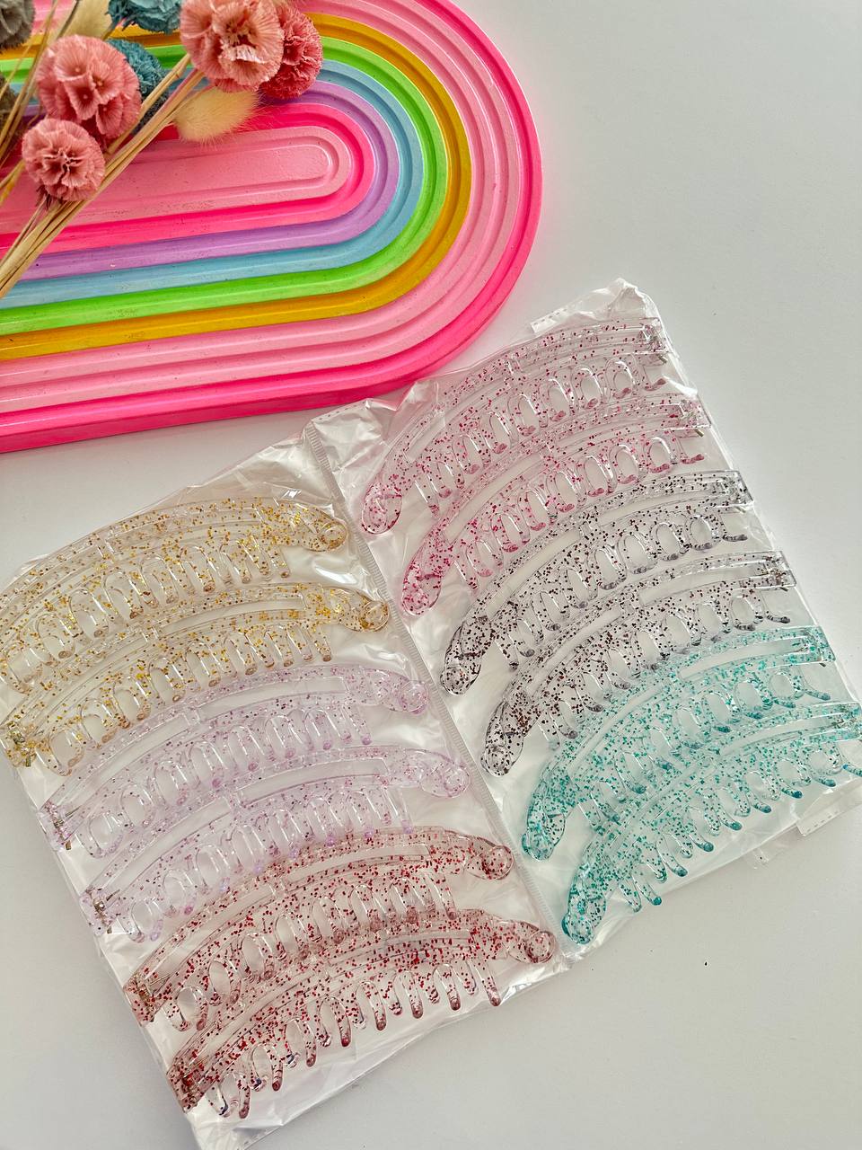 گیره مو دخترانه آبشاری شاین (1) گیره مو دخترانه آبشاری شاین