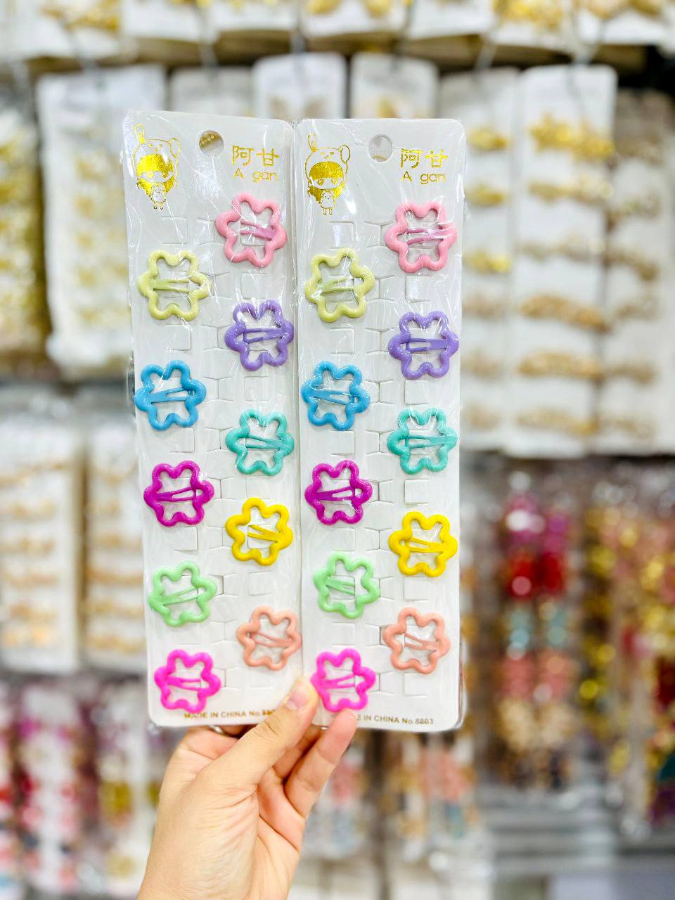 گیره مو دخترانه طرح گل