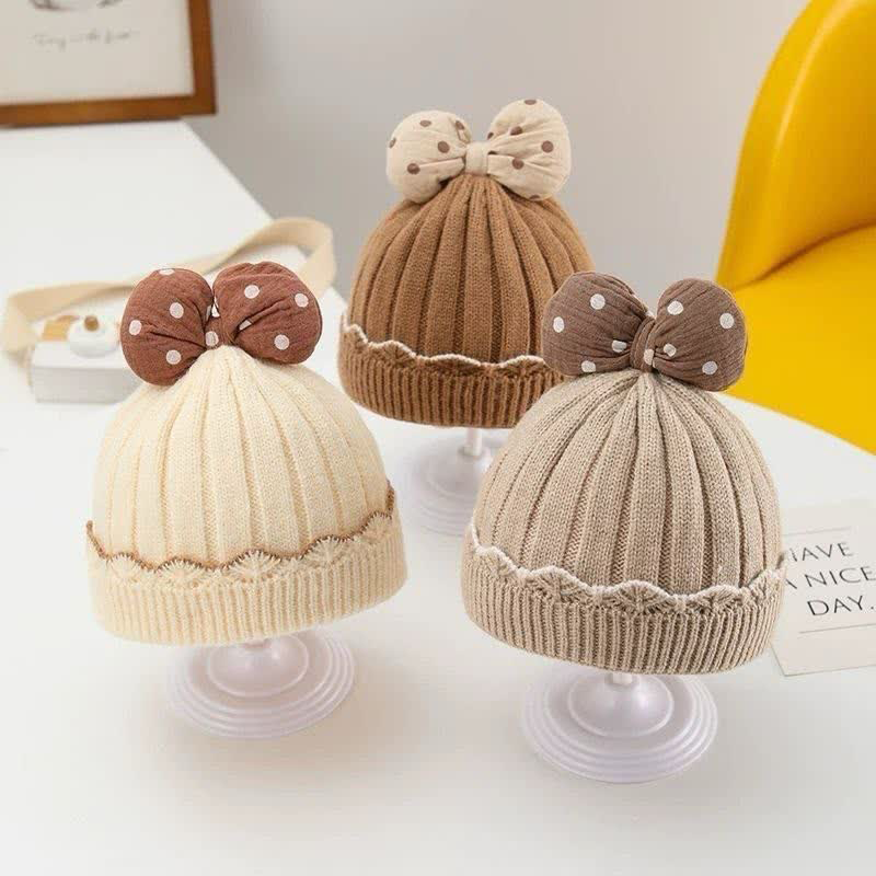 کلاه بافت پاپیون بچگانه کلاه بافت پاپیون بچگانه